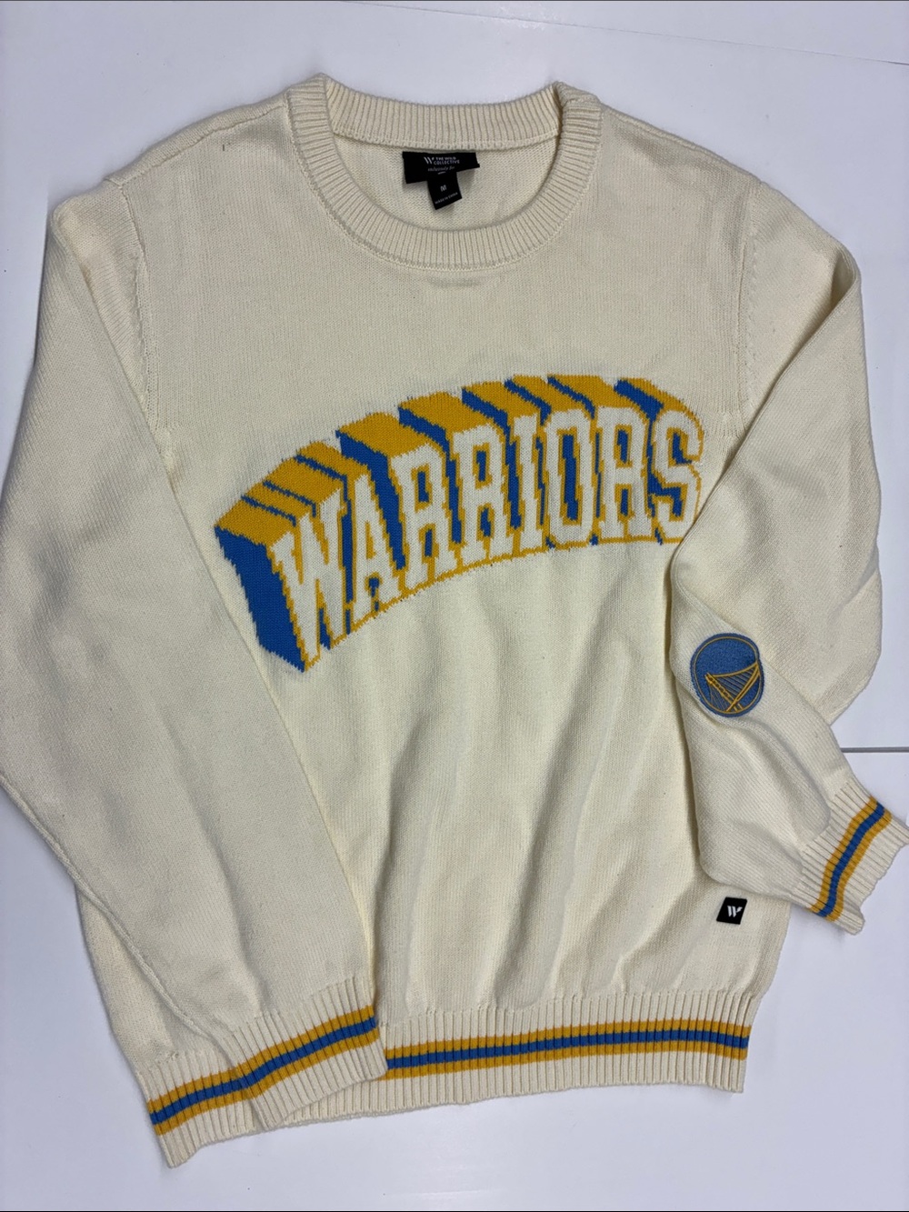 NEW The Wild Collective NBA Officially Licensed Warriors Sweater Size Medium